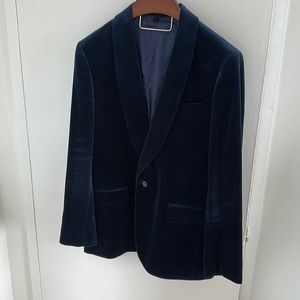 Jcrew velvet smoking jacket